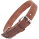 Nubuck Leather Dog Collar, Adjustable D-shaped Ring, 250g, 35cm to 70cm, Unisex, All Breeds, Blue Nubuck Leather Dog Collar, Adjustable D-shaped Ring, 250g, 35cm to 70cm, Unisex, All Breeds, Blue
