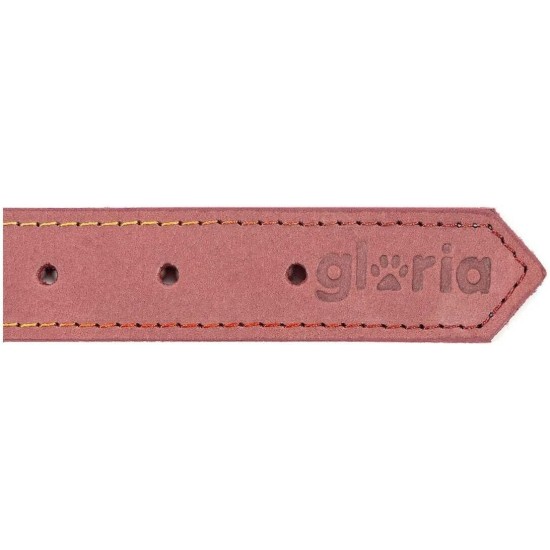 Nubuck Leather Dog Collar, Adjustable D-shaped Ring, 250g, 35cm to 70cm, Unisex, All Breeds, Blue Nubuck Leather Dog Collar, Adjustable D-shaped Ring, 250g, 35cm to 70cm, Unisex, All Breeds, Blue