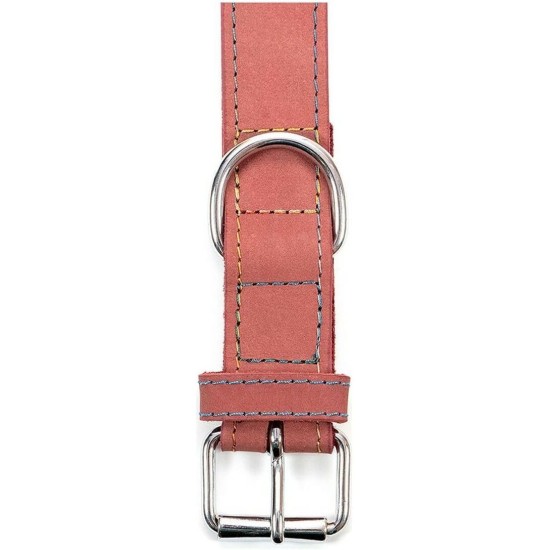 Nubuck Leather Dog Collar, Adjustable D-shaped Ring, 250g, 35cm to 70cm, Unisex, All Breeds, Blue Nubuck Leather Dog Collar, Adjustable D-shaped Ring, 250g, 35cm to 70cm, Unisex, All Breeds, Blue