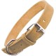 Nubuck Leather Dog Collar, Adjustable D-shaped Ring, 250g, 35cm to 70cm, Unisex, All Breeds, Blue Nubuck Leather Dog Collar, Adjustable D-shaped Ring, 250g, 35cm to 70cm, Unisex, All Breeds, Blue
