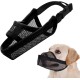 Nylon Muzzle for Small Medium Large Dogs, Breathable and Drinkable Muzzle for Barking and Anti-Barking (Black, M) Nylon Muzzle for Small Medium Large Dogs, Breathable and Drinkable Muzzle for Barking and Anti-Barking (Black, M)