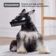 Nylon Muzzle for Small Medium Large Dogs, Breathable and Drinkable Muzzle for Barking and Anti-Barking (Black, M) Nylon Muzzle for Small Medium Large Dogs, Breathable and Drinkable Muzzle for Barking and Anti-Barking (Black, M)