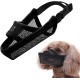 Nylon Muzzle for Small Medium Large Dogs, Breathable and Drinkable Muzzle for Barking and Anti-Barking (Grey, M) Nylon Muzzle for Small Medium Large Dogs, Breathable and Drinkable Muzzle for Barking and Anti-Barking (Grey, M)