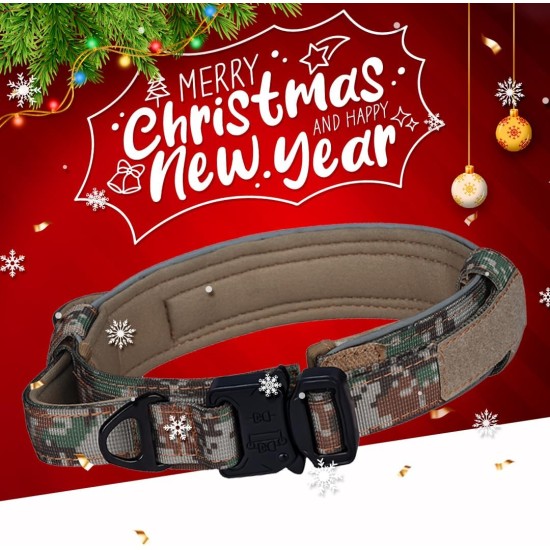 OCSOSO Dog Collar Suitable for Training and Hunters, Waterproof and Durable Tactical Dog Collar, Adjustable Size, Wide Collar Dog, Ideal for Small, Medium, Large Dogs (M Brown) OCSOSO Dog Collar Suitable for Training and Hunters, Waterproof and Durable Tactical Dog Collar, Adjustable Size, Wide Collar Dog, Ideal for Small, Medium, Large Dogs (M Brown)