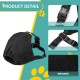 OHCOZZY Calming Cap for Dogs, Soft Eye Mask, Adjustable Mouth, Pet Mask, Dog Muzzle for Grooming, Car Sickness (XL, Black) OHCOZZY Calming Cap for Dogs, Soft Eye Mask, Adjustable Mouth, Pet Mask, Dog Muzzle for Grooming, Car Sickness (XL, Black)