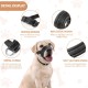 Ohcozzy Dog Muzzle Soft Leather Reflective for Medium Large Dogs Durable Dog Mouth Guard Anti Bark Chew Safety Adjustable Size M Black Ohcozzy Dog Muzzle Soft Leather Reflective for Medium Large Dogs Durable Dog Mouth Guard Anti Bark Chew Safety Adjustable Size M Black