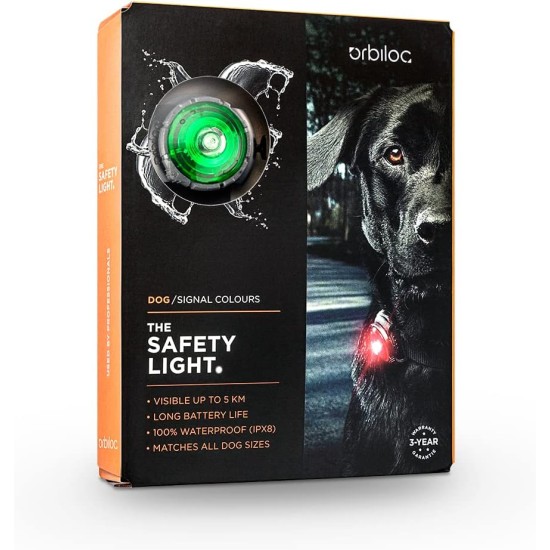 Orbiloc Dog Dual LED Light for Dogs Orbiloc Dog Dual LED Light for Dogs