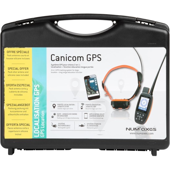 Pack Canicom GPS + Antenna Courte + HOUSSE Silicone Pack Canicom GPS + Antenna Courte + HOUSSE Silicone