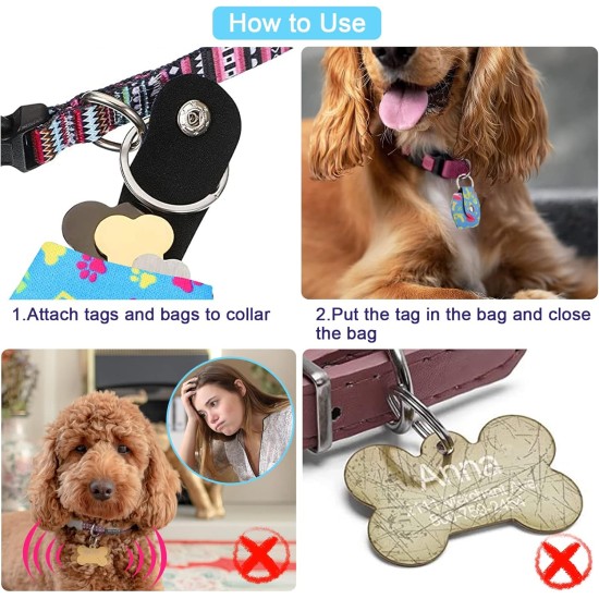Pack of 2 Dog Tag Bag with Press Stud, Dog Tag, Military Dog ID Silencer, Ring Dog Silencer Delivered, Dog Tags, Address Tags for Dogs, Cats, ID Tag, Dog Tag, Animal Tag, Colourful Pack of 2 Dog Tag Bag with Press Stud, Dog Tag, Military Dog ID Silencer, Ring Dog Silencer Delivered, Dog Tags, Address Tags for Dogs, Cats, ID Tag, Dog Tag, Animal Tag, Colourful