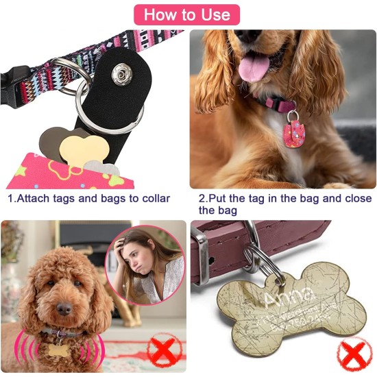 Pack of 2 Dog Tag Bag with Press Stud, Dog Tag, Military Dog ID Silencer, Ring Dog Silencer Delivered, Dog Tags, Address Tags for Dogs, Cats, ID Tag, Dog Tag, Animal Tag, Colourful Pack of 2 Dog Tag Bag with Press Stud, Dog Tag, Military Dog ID Silencer, Ring Dog Silencer Delivered, Dog Tags, Address Tags for Dogs, Cats, ID Tag, Dog Tag, Animal Tag, Colourful