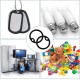 Pack of 20 Silicone Dog Tags Military Dog ID Silencer Dog Tag Silencer Ring Military Dog Tag Silencer Pack of 20 Silicone Dog Tags Military Dog ID Silencer Dog Tag Silencer Ring Military Dog Tag Silencer