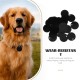 Pack of 25 Stamps, Blank Tags, Aluminium Alloy Round Tag with Hole, Pets Blank Tag, Traction Rope Pendant, Accessories for Puppies, Pets, DIY, 3.5 cm/1.4 Inches