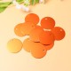 Pack of 25 Stamps, Blank Tags, Aluminium Alloy Round Tag with Hole, Pets Blank Tag, Traction Rope Pendant, Accessories for Puppies, Pets, DIY, 3.5 cm/1.4 Inches