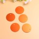 Pack of 25 Stamps, Blank Tags, Aluminium Alloy Round Tag with Hole, Pets Blank Tag, Traction Rope Pendant, Accessories for Puppies, Pets, DIY, 3.5 cm/1.4 Inches