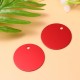 Pack of 25 Stamps, Blank Tags, Aluminium Alloy Round Tag with Hole, Pets Blank Tag, Traction Rope Pendant, Accessories for Puppies, Pets, DIY, 3.5 cm/1.4 Inches