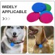 Pack of 25 Stamps, Blank Tags, Aluminium Alloy Round Tag with Hole, Pets Blank Tag, Traction Rope Pendant, Accessories for Puppies, Pets, DIY, 3.5 cm/1.4 Inches