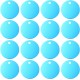 Pack of 25 Stamps, Blank Tags, Aluminium Alloy Round Tag with Hole, Pets Blank Tag, Traction Rope Pendant, Accessories for Puppies, Pets, DIY, 3.5 cm/1.4 Inches