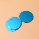 Pack of 25 Stamps, Blank Tags, Aluminium Alloy Round Tag with Hole, Pets Blank Tag, Traction Rope Pendant, Accessories for Puppies, Pets, DIY, 3.5 cm/1.4 Inches