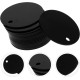 Pack of 25 Stamps, Blank Tags, Aluminium Alloy Round Tag with Hole, Pets Blank Tag, Traction Rope Pendant, Accessories for Puppies, Pets, DIY, 3.5 cm/1.4 Inches