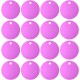 Pack of 25 Stamps, Blank Tags, Aluminium Alloy Round Tag with Hole, Pets Blank Tag, Traction Rope Pendant, Accessories for Puppies, Pets, DIY, 3.5 cm/1.4 Inches