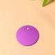 Pack of 25 Stamps, Blank Tags, Aluminium Alloy Round Tag with Hole, Pets Blank Tag, Traction Rope Pendant, Accessories for Puppies, Pets, DIY, 3.5 cm/1.4 Inches