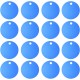 Pack of 25 Stamps, Blank Tags, Aluminium Alloy Round Tag with Hole, Pets Blank Tag, Traction Rope Pendant, Accessories for Puppies, Pets, DIY, 3.5 cm/1.4 Inches