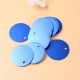 Pack of 25 Stamps, Blank Tags, Aluminium Alloy Round Tag with Hole, Pets Blank Tag, Traction Rope Pendant, Accessories for Puppies, Pets, DIY, 3.5 cm/1.4 Inches