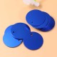 Pack of 25 Stamps, Blank Tags, Aluminium Alloy Round Tag with Hole, Pets Blank Tag, Traction Rope Pendant, Accessories for Puppies, Pets, DIY, 3.5 cm/1.4 Inches