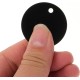 Pack of 25 Stamps, Blank Tags, Aluminium Alloy Round Tag with Hole, Pets Blank Tag, Traction Rope Pendant, Accessories for Puppies, Pets, DIY, 3.5 cm/1.4 Inches