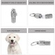 Pack of 4 Pet ID Tags, Address Tags for Dogs, Cats, Pet ID Address Tag, Waterproof, Collar Pendant for Cat and Dog, Prevent Loss of Pets Pack of 4 Pet ID Tags, Address Tags for Dogs, Cats, Pet ID Address Tag, Waterproof, Collar Pendant for Cat and Dog, Prevent Loss of Pets