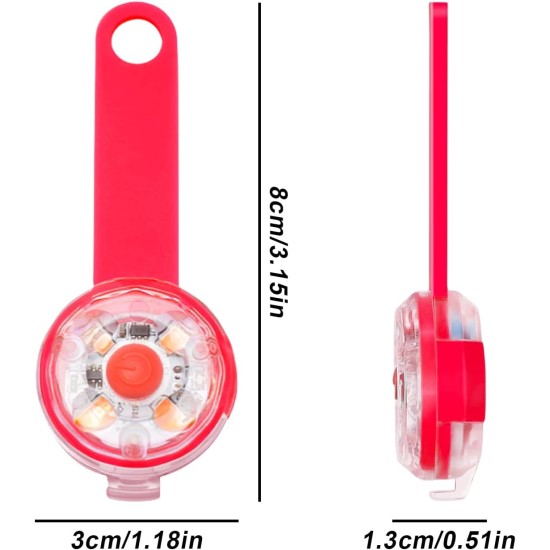 Pack of 4 Safety Pet Lights, Sporgo LED Flashing Light for Dogs Cats, USB Rechargeable Safety Light, LED Light Pendant, Dog, Waterproof Pet Lights with 3 Flashing Modes Pack of 4 Safety Pet Lights, Sporgo LED Flashing Light for Dogs Cats, USB Rechargeable Safety Light, LED Light Pendant, Dog, Waterproof Pet Lights with 3 Flashing Modes