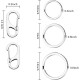 Pack of 6 Dog Tag Clips Pet ID Tag Clips with 18 Pieces Durable Stainless Steel Rings Personalised Clips Pet ID Tag Holder for Cats Dogs Collars Harnesses in 3 Sizes Pack of 6 Dog Tag Clips Pet ID Tag Clips with 18 Pieces Durable Stainless Steel Rings Personalised Clips Pet ID Tag Holder for Cats Dogs Collars Harnesses in 3 Sizes