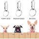 Pack of 6 Dog Tag Clips Pet ID Tag Clips with 18 Pieces Durable Stainless Steel Rings Personalised Clips Pet ID Tag Holder for Cats Dogs Collars Harnesses in 3 Sizes Pack of 6 Dog Tag Clips Pet ID Tag Clips with 18 Pieces Durable Stainless Steel Rings Personalised Clips Pet ID Tag Holder for Cats Dogs Collars Harnesses in 3 Sizes