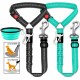 Paercute 3 Piece Set Dog Car Seat Belt Adjustable Headrest with Elastic Shock Absorber Heavy Duty Headrest Pet Seat Belt Harness Paercute 3 Piece Set Dog Car Seat Belt Adjustable Headrest with Elastic Shock Absorber Heavy Duty Headrest Pet Seat Belt Harness