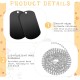 Parallelower Pack of 25 Engraved Dog Tags Aluminium Rectangle Blank Tags Black Blank Sign Shape Pendant Dog Tag for Necklace Bracelet Jewellery Pendant Key Chains Dog Tag Parallelower Pack of 25 Engraved Dog Tags Aluminium Rectangle Blank Tags Black Blank Sign Shape Pendant Dog Tag for Necklace Bracelet Jewellery Pendant Key Chains Dog Tag