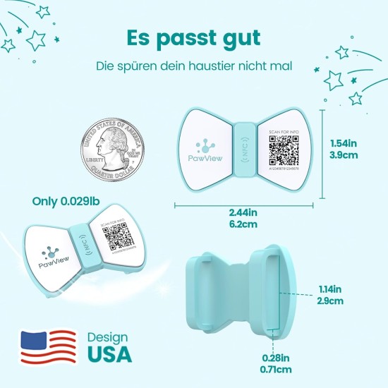 PawView Purple NFC Pet ID Tag - QR Code Anti-Lost Protection for Dogs & Cats, Customizable Smart Tag, Waterproof Silicone, No Subscription Fees PawView Purple NFC Pet ID Tag - QR Code Anti-Lost Protection for Dogs & Cats, Customizable Smart Tag, Waterproof Silicone, No Subscription Fees