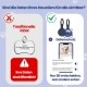 PawView Purple NFC Pet ID Tag - QR Code Anti-Lost Protection for Dogs & Cats, Customizable Smart Tag, Waterproof Silicone, No Subscription Fees PawView Purple NFC Pet ID Tag - QR Code Anti-Lost Protection for Dogs & Cats, Customizable Smart Tag, Waterproof Silicone, No Subscription Fees