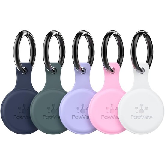 PawView Purple NFC Pet ID Tag - QR Code Anti-Lost Protection for Dogs & Cats, Customizable Smart Tag, Waterproof Silicone, No Subscription Fees PawView Purple NFC Pet ID Tag - QR Code Anti-Lost Protection for Dogs & Cats, Customizable Smart Tag, Waterproof Silicone, No Subscription Fees