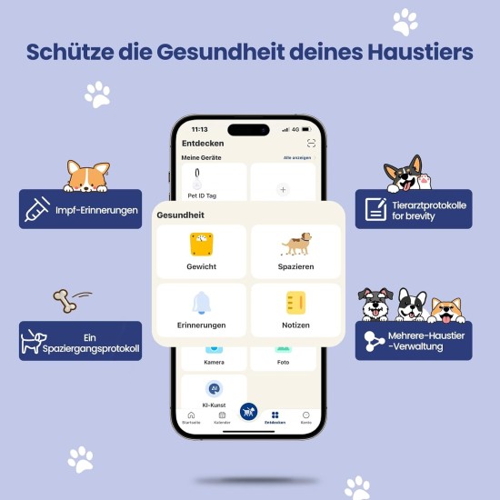 PawView Purple NFC Pet ID Tag - QR Code Anti-Lost Protection for Dogs & Cats, Customizable Smart Tag, Waterproof Silicone, No Subscription Fees PawView Purple NFC Pet ID Tag - QR Code Anti-Lost Protection for Dogs & Cats, Customizable Smart Tag, Waterproof Silicone, No Subscription Fees