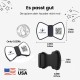 PawView Purple NFC Pet ID Tag - QR Code Anti-Lost Protection for Dogs & Cats, Customizable Smart Tag, Waterproof Silicone, No Subscription Fees PawView Purple NFC Pet ID Tag - QR Code Anti-Lost Protection for Dogs & Cats, Customizable Smart Tag, Waterproof Silicone, No Subscription Fees