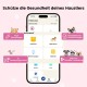 PawView Purple NFC Pet ID Tag - QR Code Anti-Lost Protection for Dogs & Cats, Customizable Smart Tag, Waterproof Silicone, No Subscription Fees PawView Purple NFC Pet ID Tag - QR Code Anti-Lost Protection for Dogs & Cats, Customizable Smart Tag, Waterproof Silicone, No Subscription Fees