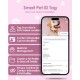 PawView Smart Pet ID Tag with QR Code & NFC - Waterproof Silicone Bow Tie Dog Tag for Lost Pet Recovery - Customizable, No GPS Required, Free App (Black) PawView Smart Pet ID Tag with QR Code & NFC - Waterproof Silicone Bow Tie Dog Tag for Lost Pet Recovery - Customizable, No GPS Required, Free App (Black)