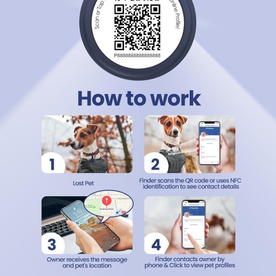 PawView Smart Pet ID Tag with QR Code & NFC - Waterproof Silicone Bow Tie Dog Tag for Lost Pet Recovery - Customizable, No GPS Required, Free App (Black) PawView Smart Pet ID Tag with QR Code & NFC - Waterproof Silicone Bow Tie Dog Tag for Lost Pet Recovery - Customizable, No GPS Required, Free App (Black)