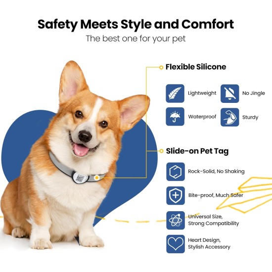 PawView Smart Pet ID Tag with QR Code & NFC - Waterproof Silicone Bow Tie Dog Tag for Lost Pet Recovery - Customizable, No GPS Required, Free App (Black) PawView Smart Pet ID Tag with QR Code & NFC - Waterproof Silicone Bow Tie Dog Tag for Lost Pet Recovery - Customizable, No GPS Required, Free App (Black)