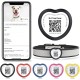 PawView Smart Pet ID Tag with QR Code & NFC - Waterproof Silicone Bow Tie Dog Tag for Lost Pet Recovery - Customizable, No GPS Required, Free App (Black) PawView Smart Pet ID Tag with QR Code & NFC - Waterproof Silicone Bow Tie Dog Tag for Lost Pet Recovery - Customizable, No GPS Required, Free App (Black)