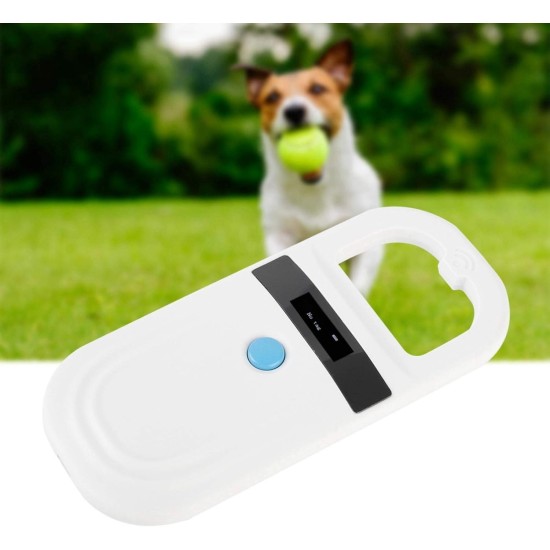 Pet ID Chip Reader, Dog Microchip Scanner, Pet Reader, USB Rechargeable Chip Reader, Cat Chip Reader, OLED Display, 128 Pieces, Tag Information Memory, Portable Animal Tracking Labels Pet ID Chip Reader, Dog Microchip Scanner, Pet Reader, USB Rechargeable Chip Reader, Cat Chip Reader, OLED Display, 128 Pieces, Tag Information Memory, Portable Animal Tracking Labels