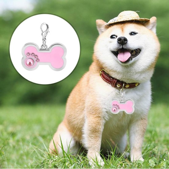Pet ID Tag Dog Tag Personalised Pet ID Tag Pet Identification Tags Cat Tag Dog Tag Pendant Address Tag for Dog Collar for Cat and Dog (Purple) Pet ID Tag Dog Tag Personalised Pet ID Tag Pet Identification Tags Cat Tag Dog Tag Pendant Address Tag for Dog Collar for Cat and Dog (Purple)