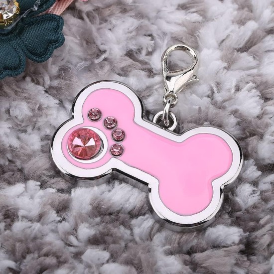 Pet ID Tag Dog Tag Personalised Pet ID Tag Pet Identification Tags Cat Tag Dog Tag Pendant Address Tag for Dog Collar for Cat and Dog (Purple) Pet ID Tag Dog Tag Personalised Pet ID Tag Pet Identification Tags Cat Tag Dog Tag Pendant Address Tag for Dog Collar for Cat and Dog (Purple)