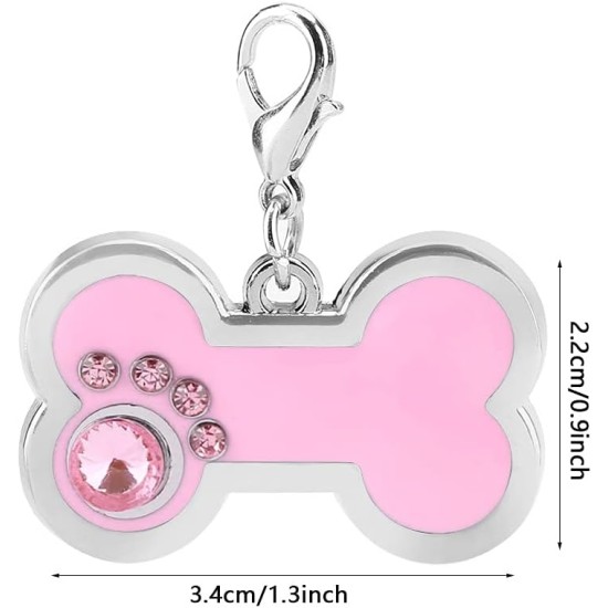 Pet ID Tag Dog Tag Personalised Pet ID Tag Pet Identification Tags Cat Tag Dog Tag Pendant Address Tag for Dog Collar for Cat and Dog (Purple) Pet ID Tag Dog Tag Personalised Pet ID Tag Pet Identification Tags Cat Tag Dog Tag Pendant Address Tag for Dog Collar for Cat and Dog (Purple)