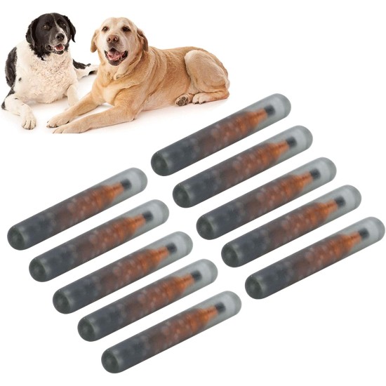 Pet Microchip, Pack of 10 1.25mm Universal Pet ID Microchip 134.2KHz /125KHZ/ Ntag216 Nfc Pet ID Tags Lightweight Glass Tube Microchip Dog for Animal/Pet/Dog/Cat/Pig Pet Microchip, Pack of 10 1.25mm Universal Pet ID Microchip 134.2KHz /125KHZ/ Ntag216 Nfc Pet ID Tags Lightweight Glass Tube Microchip Dog for Animal/Pet/Dog/Cat/Pig